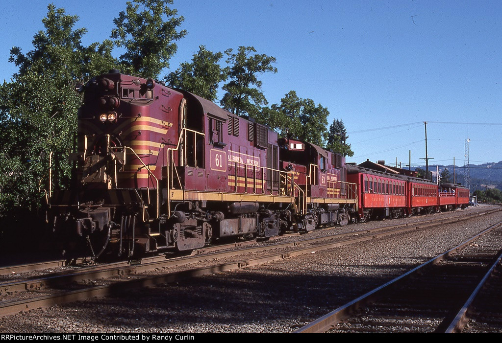 CWR 61 on Skunk Train